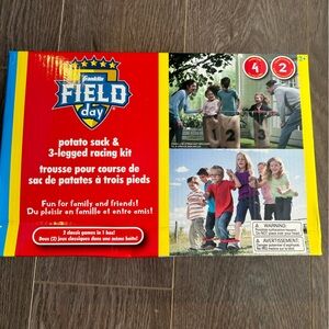 Kids Family Outdoor Toy Game Potato Sack & 3-Legged Racking Kit Brand New NWT